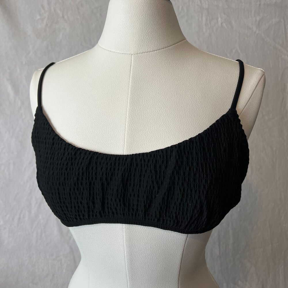Hollister Black Bralette Bikini Bra XL